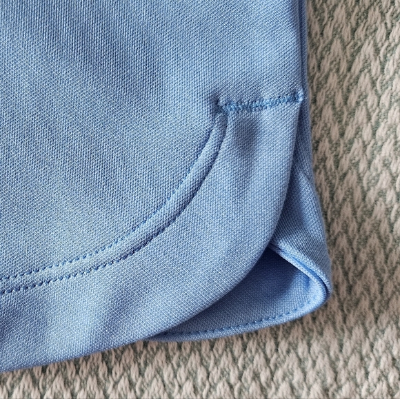 NIKE Golf Tour Performace Womens Dri-fit Sleeveless Solid Blue Polo - Picture 5 of 7